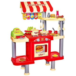DETSKÝ PREDAJNÍK KUCHYŇA STRAGANSKÁ HRAČKA RÝCHLO-FOOD