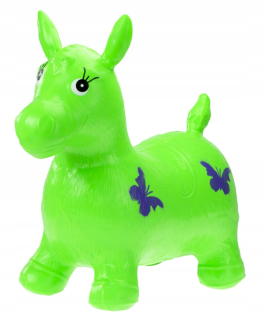 Rubber kôň prepojka so zeleným vzorom