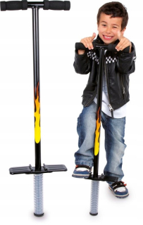 Pogo Jumper s plameňmi Rushing Stick