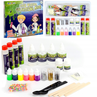 SLIME GLUT BIG lesklé SET galaktický WEIGHT