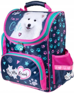 Aktovka - Sweet Dog School Bag Coffer Svetlo