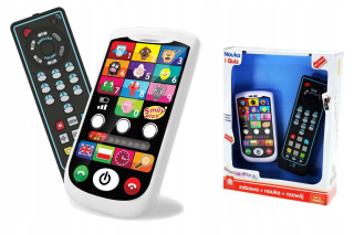 Smartphone vzdelávacie a pilot si deti hrajú smily