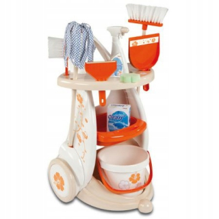 SMOBY 24617 Čistiaca sada + vozík