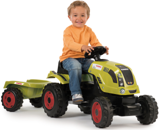 Smoby veľký traktor na pedáloch Claas príves