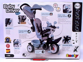 Smoby Baby Driver Blue Comfort Blue 741500