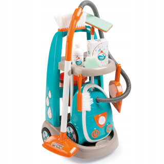 Smoby Čistenie Vozík s vysávačom 330309