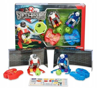 Soccerborg hráči roboty riadené rc zápas gule
