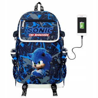 SONIC VEĽKOKAPACITNÝ ŠKOLSKÝ BATOH SONIC USB