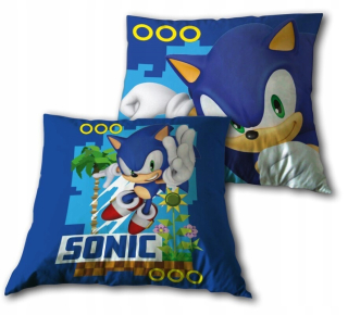 Detský dekoračný vankúš - Sonic Sonic Light Lighting Beach vankúš 35x35cm