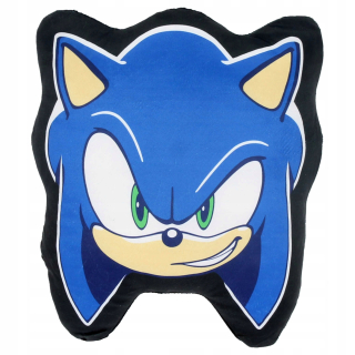 Detský dekoračný vankúš - Čistič Sonic Clock 33x30 cm