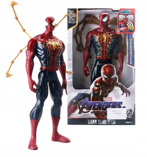Postavička - Spiderman m Veľká pohyblivá figurína 30 cm zvukový svet