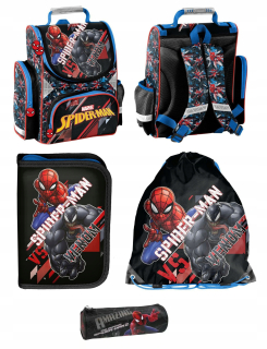 Aktovka - Spiderman Spider Man SchoolBag ceruzky Puzdro
