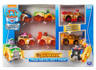 Paw Patrol  - Spin Dog Patrol Wielopak 6 Cars Metal