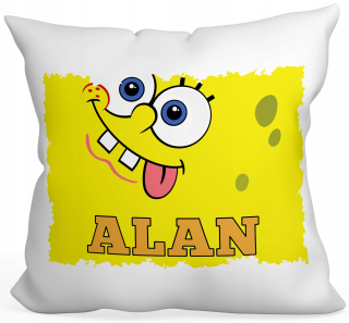 Detský vankúš - Spongebob Squanty vankúš 40x40+meno