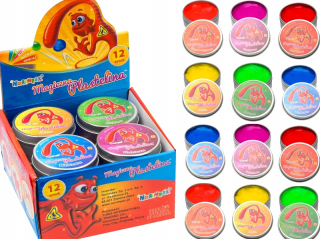 Clever plastelíny MAGIC BOX krabičky Hmotnosť 12ks.