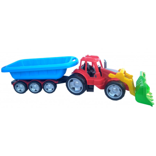 Buldozér XXL s prívesom KOLO KIT 108 cm