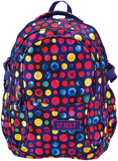 Školská taška, batoh - St.Right Backpack BP1 4 Komora Dots 2 608902