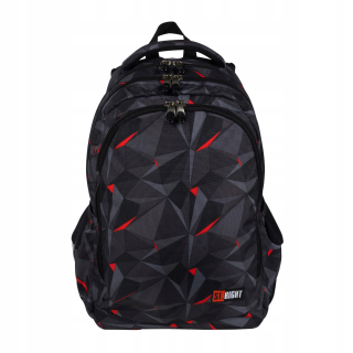 Školský batoh - ST.RIGHT BACKPACK BP57 3-článkový BLACK ABSTRACT 26982