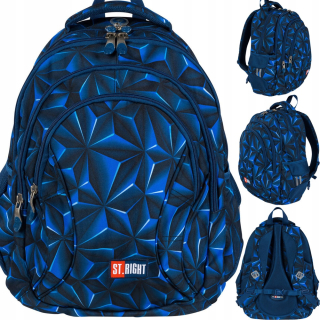 Školská taška, batoh - St.Right School Bathpack Mládež Abstrakcia