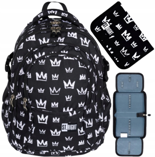 Školský batoh - St.Right School Backpack Cencil Case Case