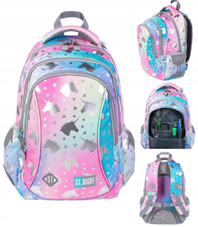 Školský batoh - St.Right School Backpack Youth Unique Ombre