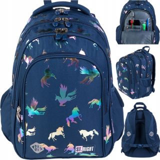 Školská taška, batoh - St.Right Backpack School Bag Unicorn