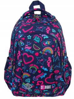 Školský batoh - Batoh St.right School pre 1. triedy Neon BP26 20L