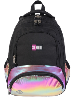 Školský batoh - St.right School Backpack holo multicolor BP07 módny