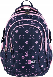 Školská taška, batoh - St.Right Backpack School Cat's Cat Kl. 2-4
