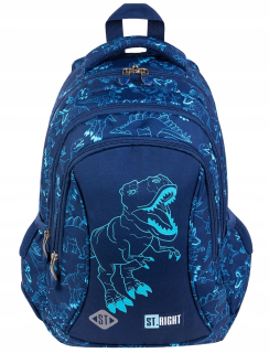 Školský batoh - Batoh St.Right School Batoh 3-CHAMBER 20L T-Rex