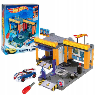 Čerpacie stanice Umývacie Workshop Hot Wheels auto