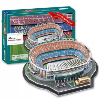 3D Nou Camp Stadium FC Barcelona Creative Puzzle