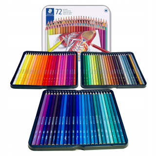 KOVOVÉ CERPADLÁ STAEDTLER BOX PENCIL CASE 72 FARIEB