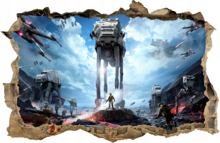 Samolepky do detskej izby - Nálepka na stenu Star Wars 130x85 #138