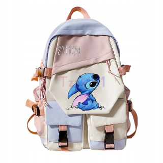 STITCH BATOH S ANIME POSTAVY ŠKOLA