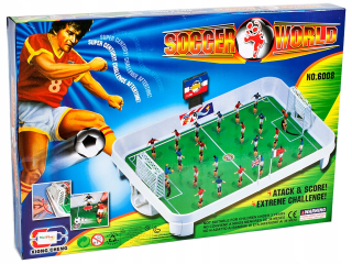 Stolný futbal hra stolný futbal na pružinách