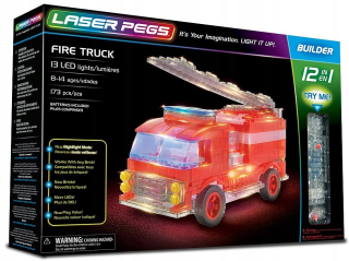Stavebnica - Požiarne brigády 12 modely žiariace bloky laserové pegs