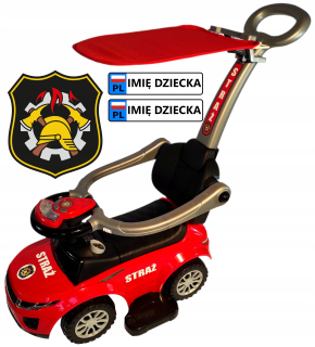 Strážiť auto hasičské auto Rider 4v1 tabule