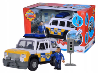 Hasič Sam Police Jeep s Malcolmovi figúrka