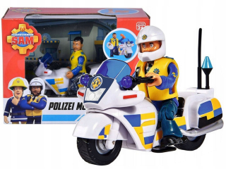 Hasič Sam Police Motor s Malcolmovi figúrka