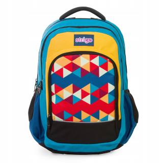 Školský batoh - Strigo School Backpack Abstrakt Misty 23l