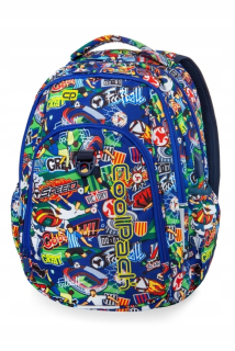 Školská taška, batoh - Strike Ball Comic Football Backpack Coolpack Grati