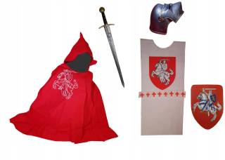 Knight kostým pre dieťa Sword štít prilby Pogon