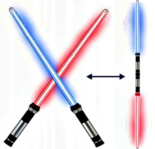 Super veľký meč Swallow Star Wars - LED, zvuk