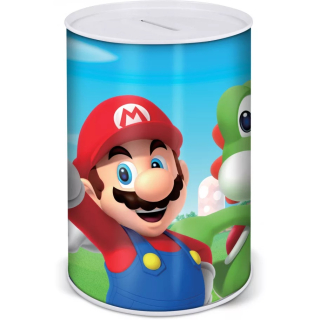 Detská pokladnička - Kovová prasiatka môže Super Mario Can