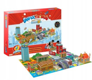 Skvelých vecí zings KABOOM CITY PUZZLE 3D MagicBox