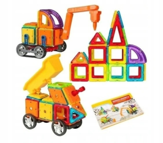 Stavebnica - SUPER SET vankúšiky MAGNETIC MAGIC 162EL 7212