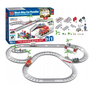 SUPER SET TRACK CAR AUTO AMBULANCE 533-1D