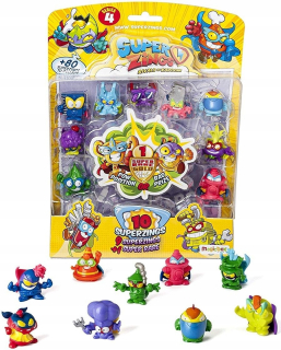 Super Zings -  Super Zings 10 figuríny 4 Series 1 Golden Superzings