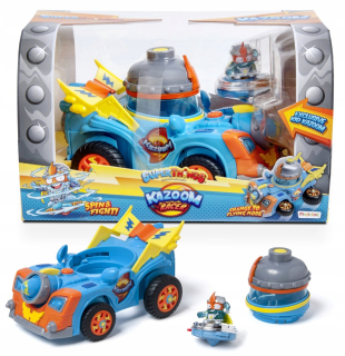 Super Zings Veci Vehicle Kazoom Racer + Kid Kazoom